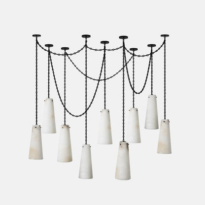 Industrial Cascade Chain Chandelier