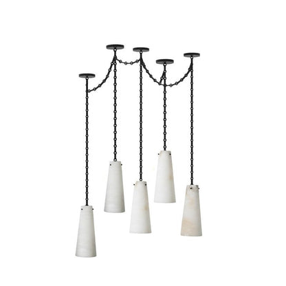Industrial Cascade Chain Chandelier