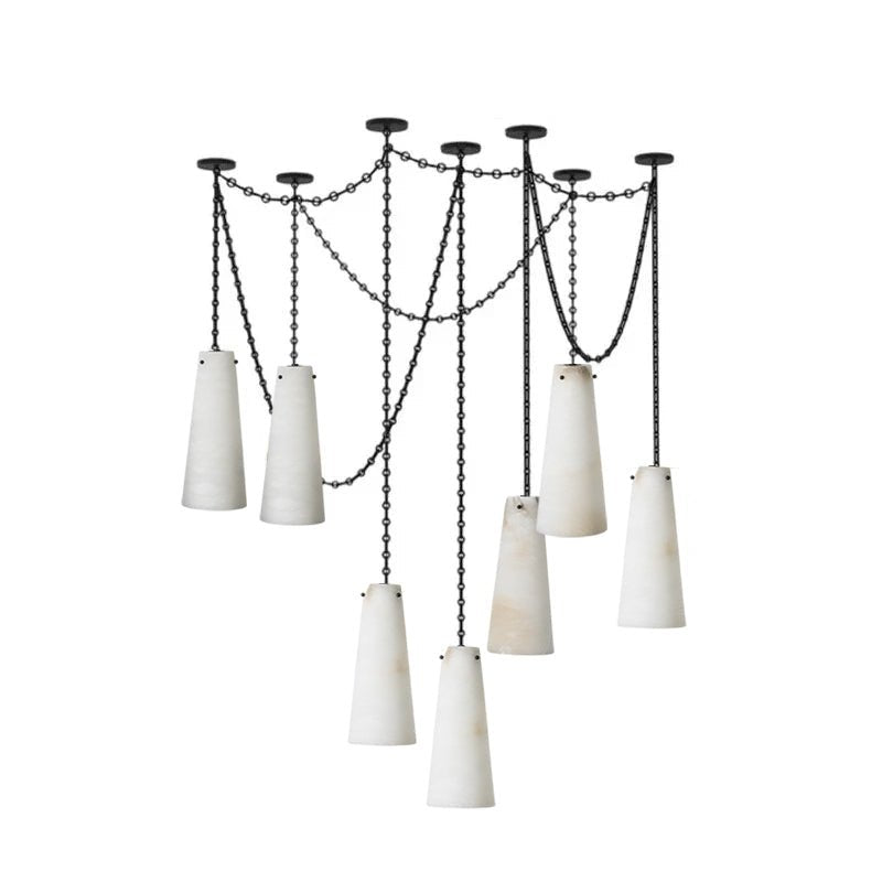 Industrial Cascade Chain Chandelier