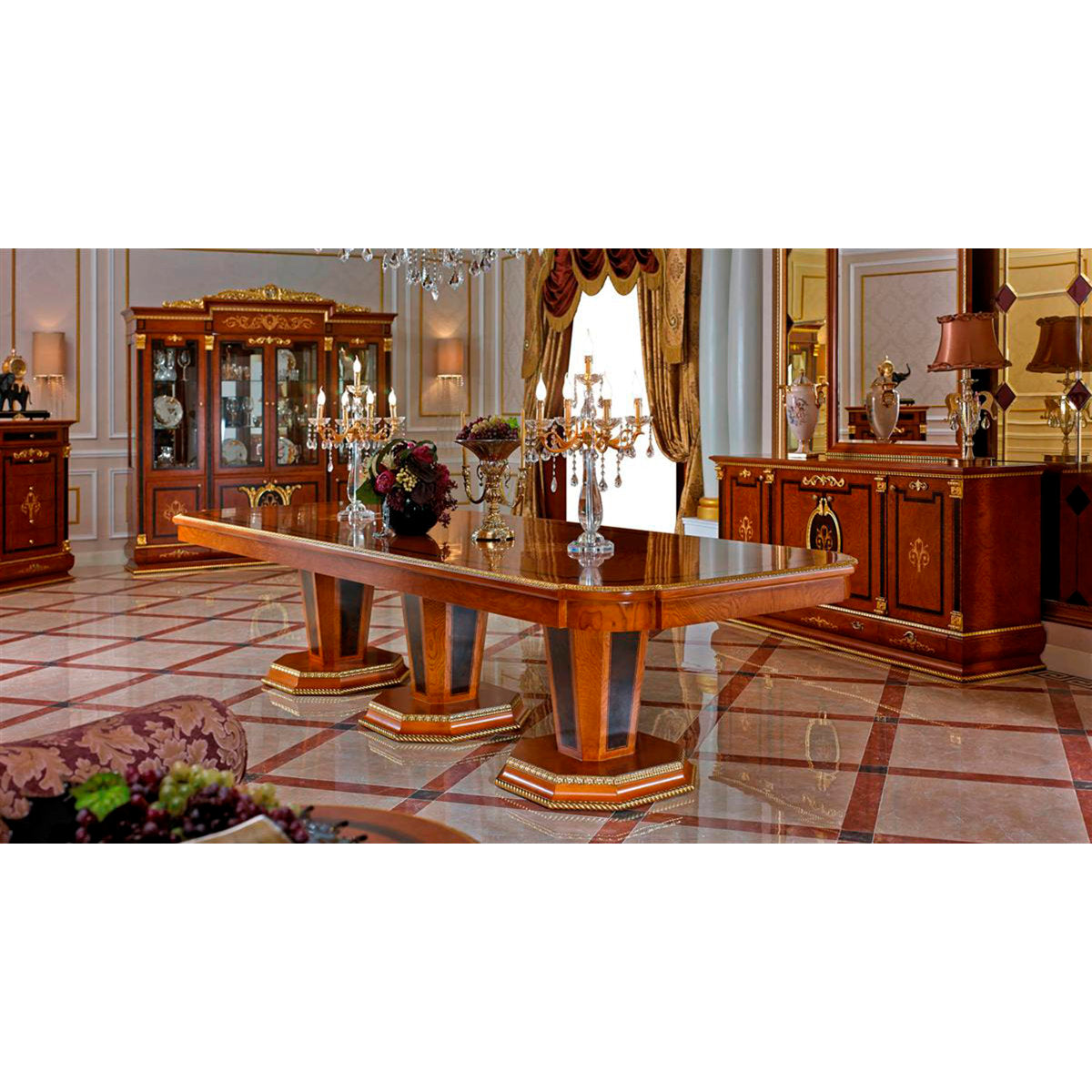 Infinity Oval Solid Wood Dining Table