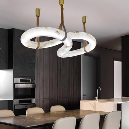 Infinity Alabaster Pendant Lamp