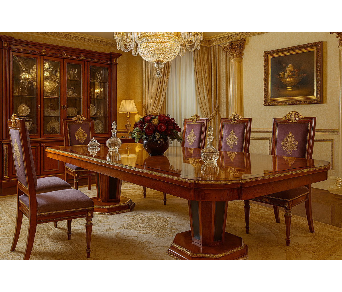 Infinity Solid Wood Dining Table