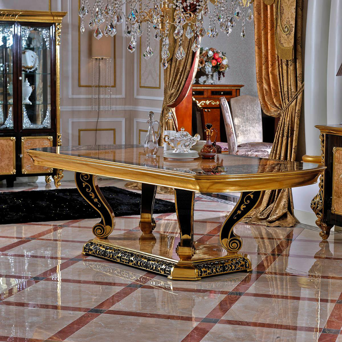 Infinity Solid Wood Dining Table