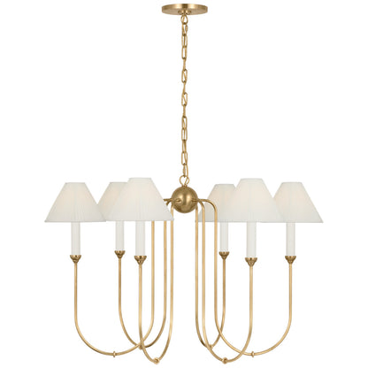 Ingela 6 - Light Metal Chandelier by Amber Lewis