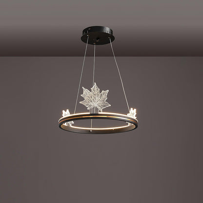 Ion Leaf Chandelier