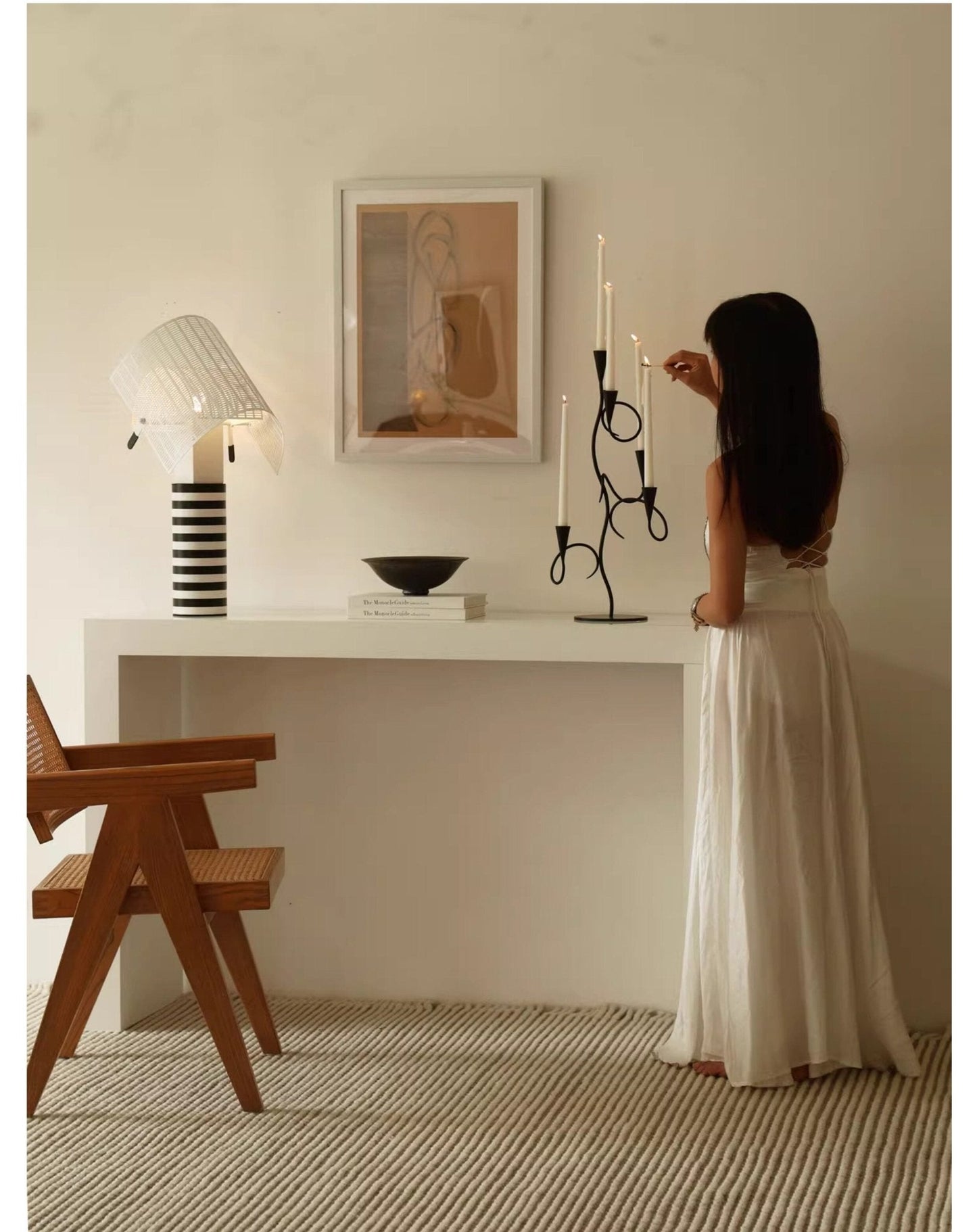 Iron Vine Multi-Arm Candle Holder