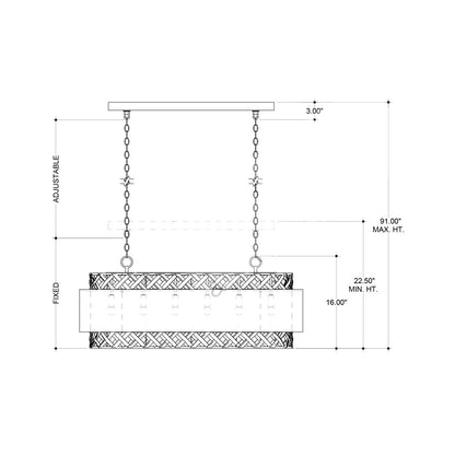 Isola 6 - Light Chandelier