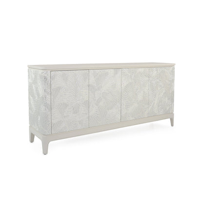 Ivory Palms Four-Door Credenza