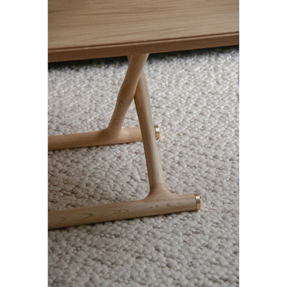 J盲ger Solid Wood Coffee Table