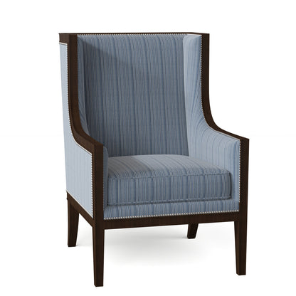 Jameson 28" Wide Down Cushion Slipcovered Wingback Chair