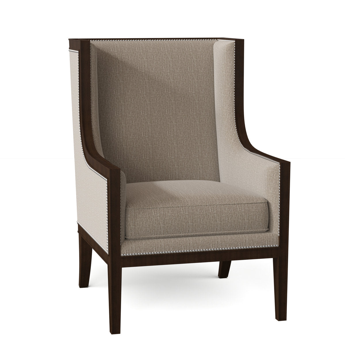 Jameson 28" Wide Down Cushion Slipcovered Wingback Chair