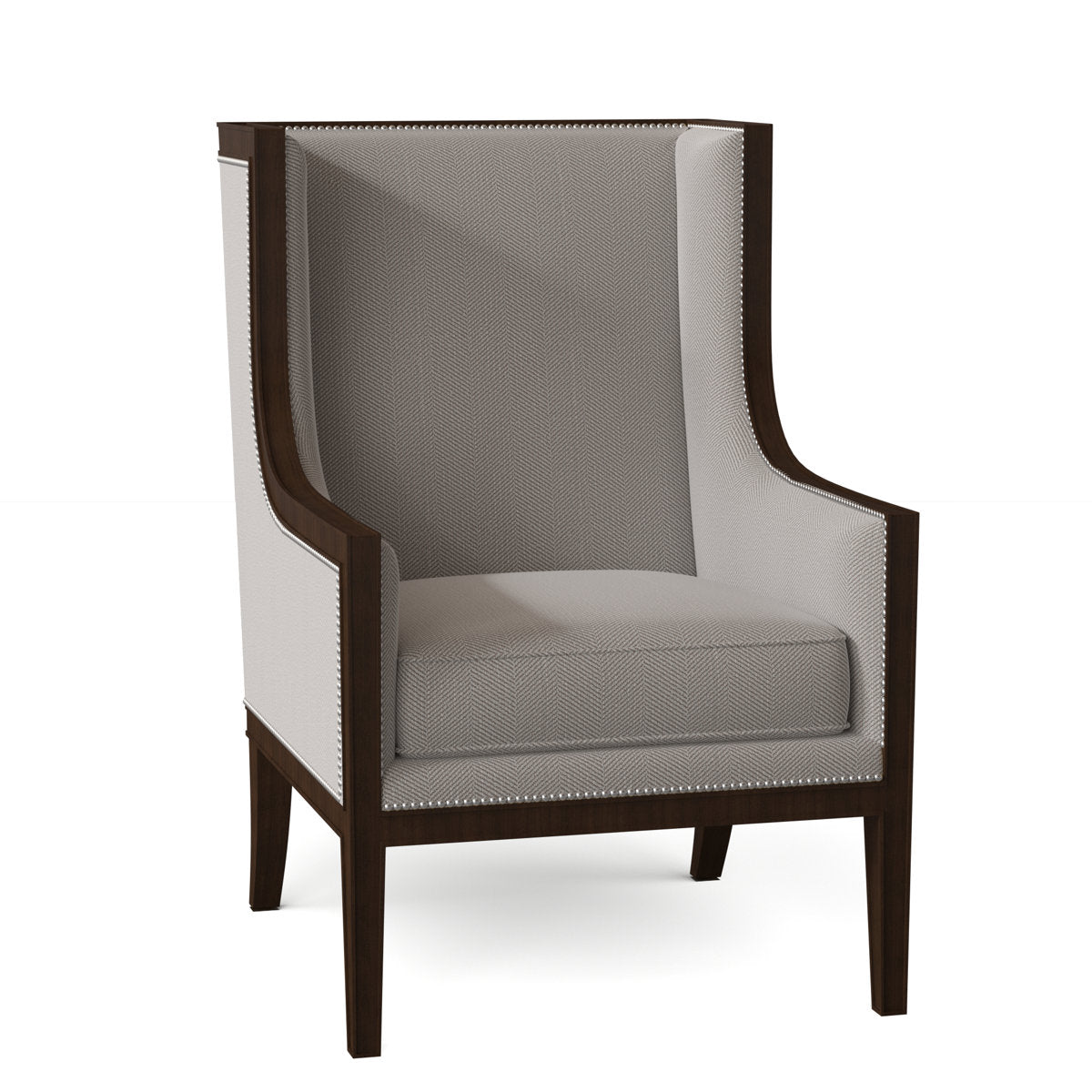 Jameson 28" Wide Down Cushion Slipcovered Wingback Chair