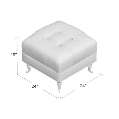 Jansen Square Ottoman