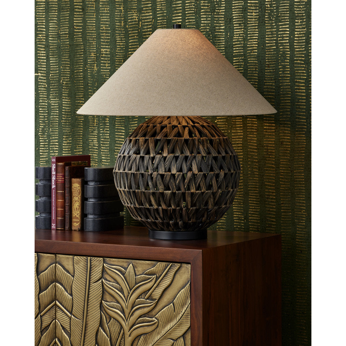 Jardin Solid Wood Accent Cabinet
