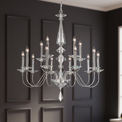 Jasmine 15 - Light Glass Chandelier