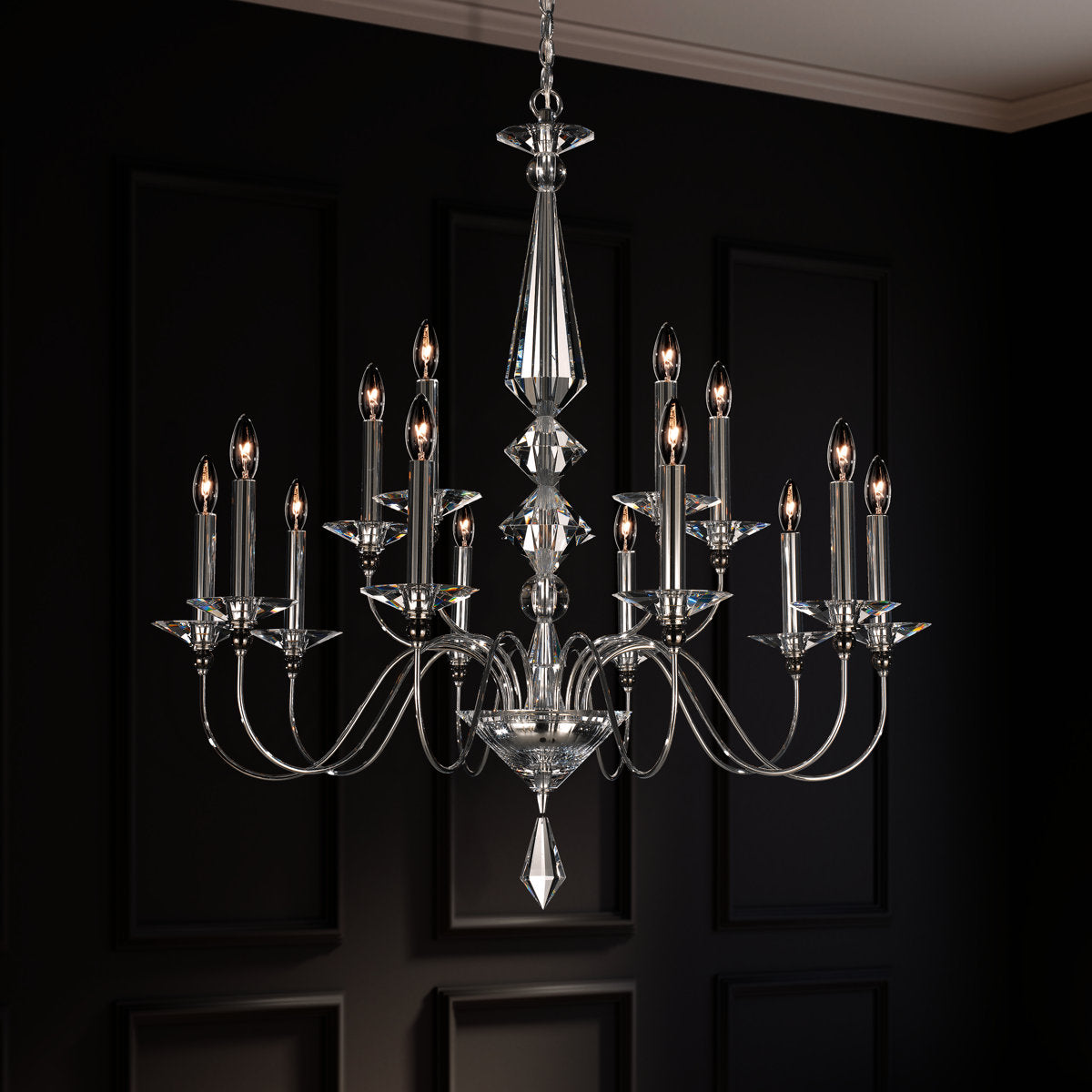 Jasmine 15 - Light Glass Chandelier