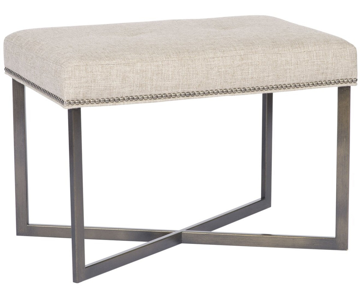 Jersey Metal Frame Ottoman