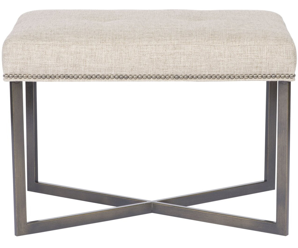Jersey Metal Frame Ottoman