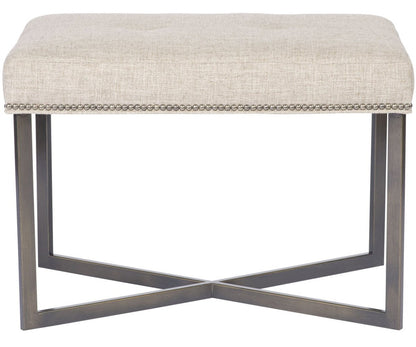 Jersey Metal Frame Ottoman