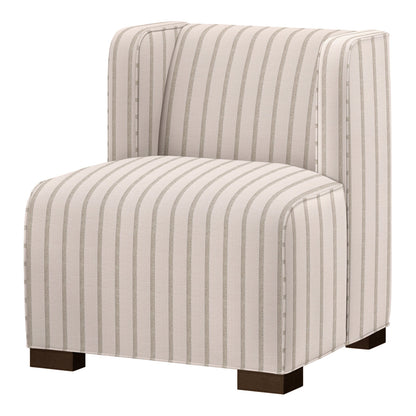 Joan Slipper Chair Chair with Ottoman