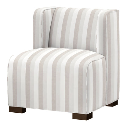 Joan Slipper Chair Chair with Ottoman