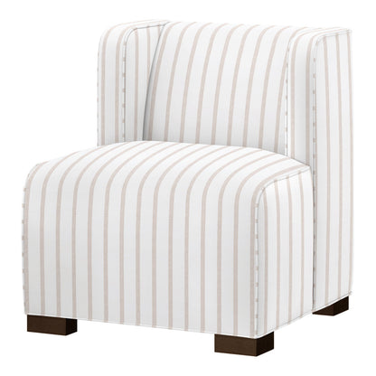 Joan Slipper Chair Chair with Ottoman