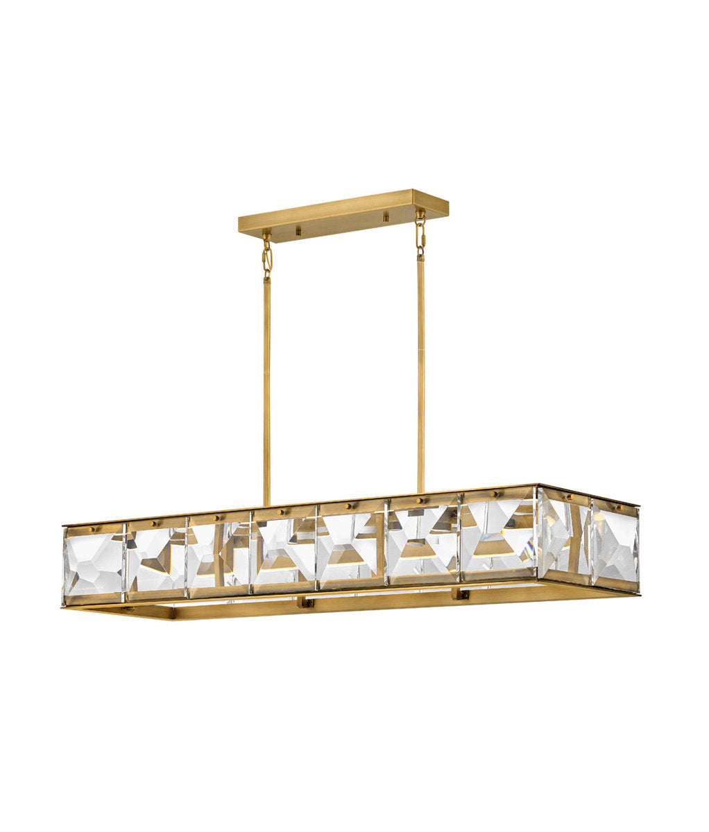 Jolie 1 - Light Kitchen Island Rectangle LED Pendant