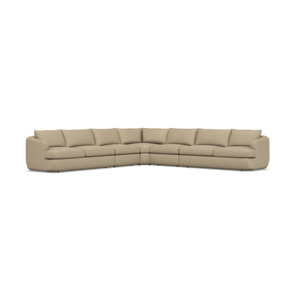 Jules Fabric 5 Pc Sectional