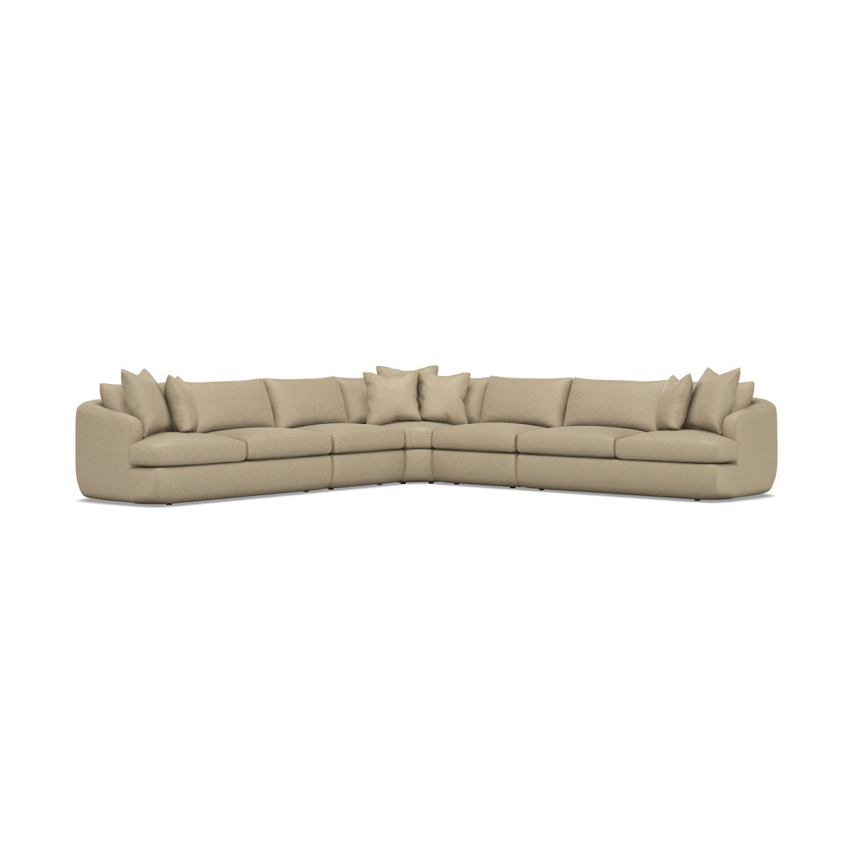 Jules Fabric 5 Pc Sectional