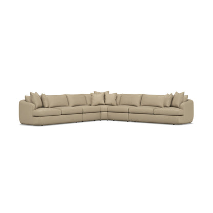 Jules Fabric 5 Pc Sectional