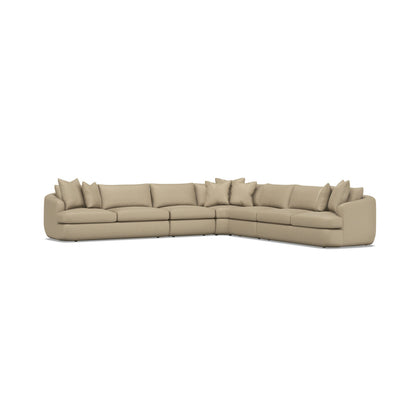Jules Fabric 5 Pc Sectional