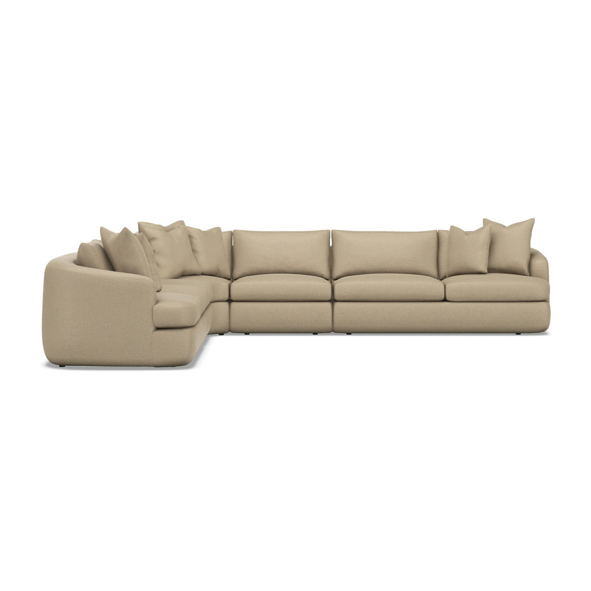 Jules Fabric 5 Pc Sectional