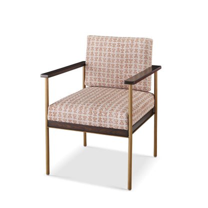 Julian Armchair Chair with Ottoman