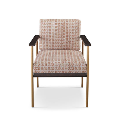 Julian Armchair Chair with Ottoman