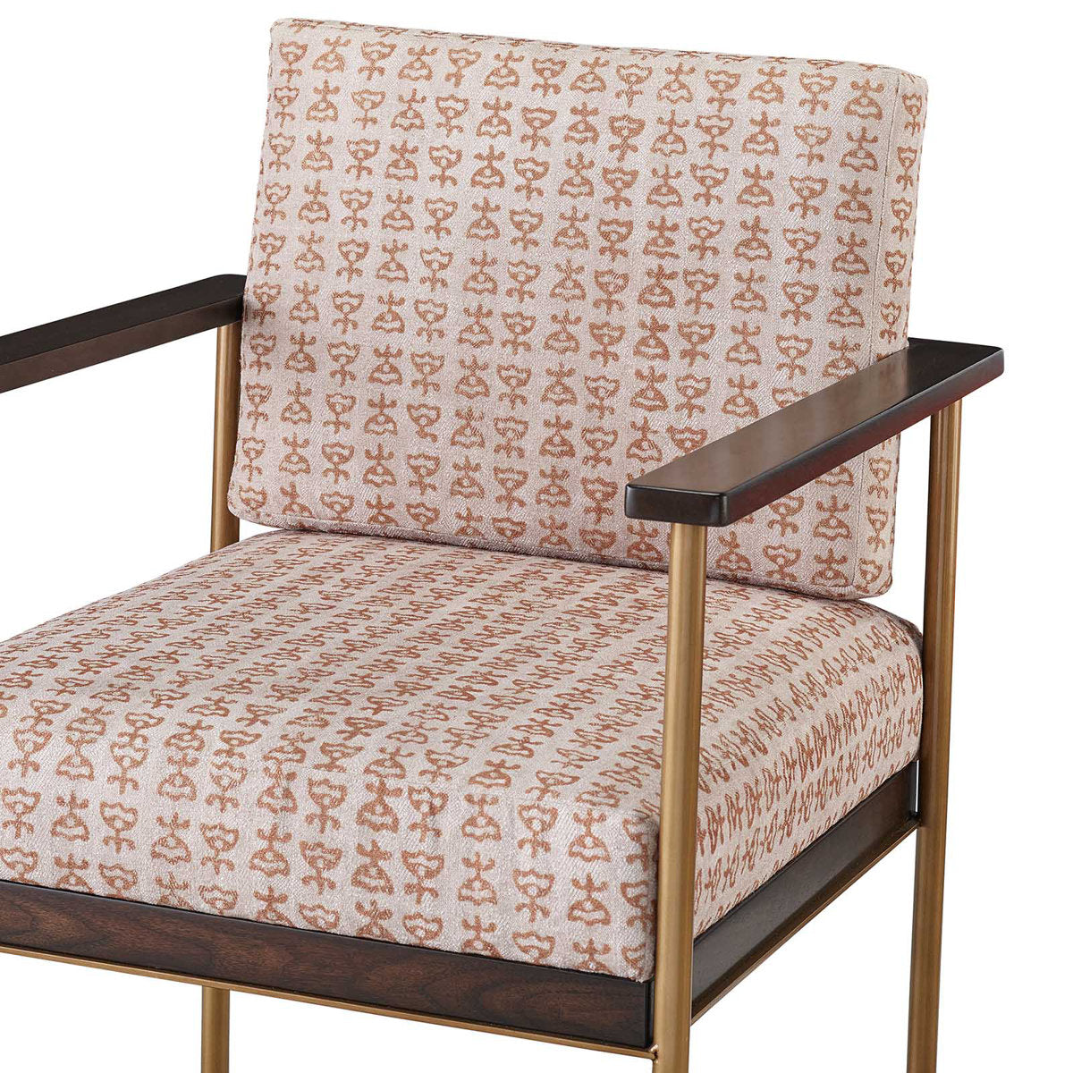 Julian Armchair Chair with Ottoman