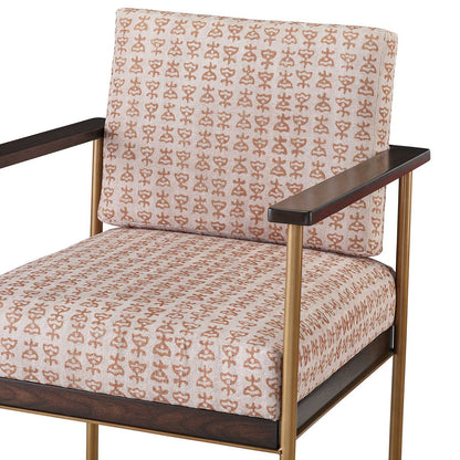 Julian Armchair Chair with Ottoman