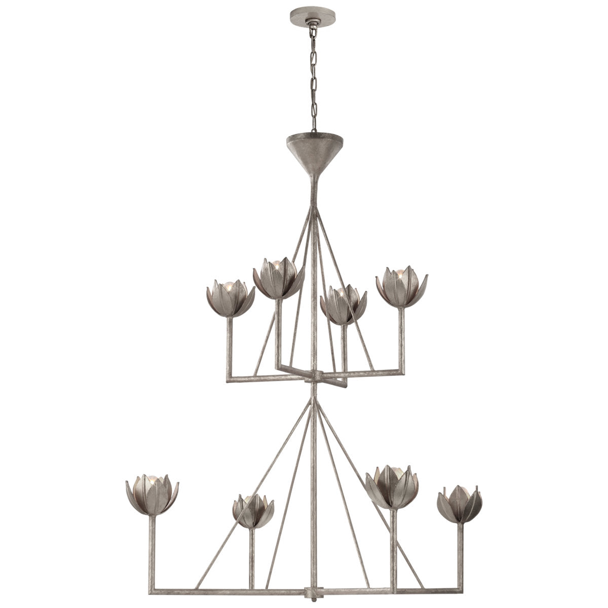 Julie Neill Alberto Medium Two Tier Chandelier