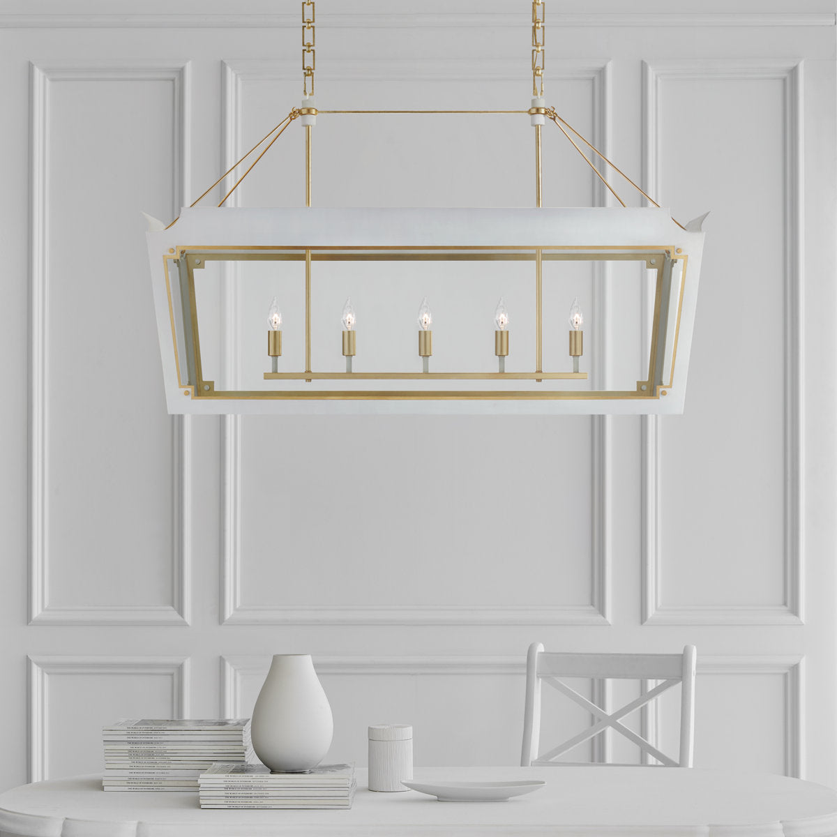 Julie Neill Caddo Medium Linear Lantern