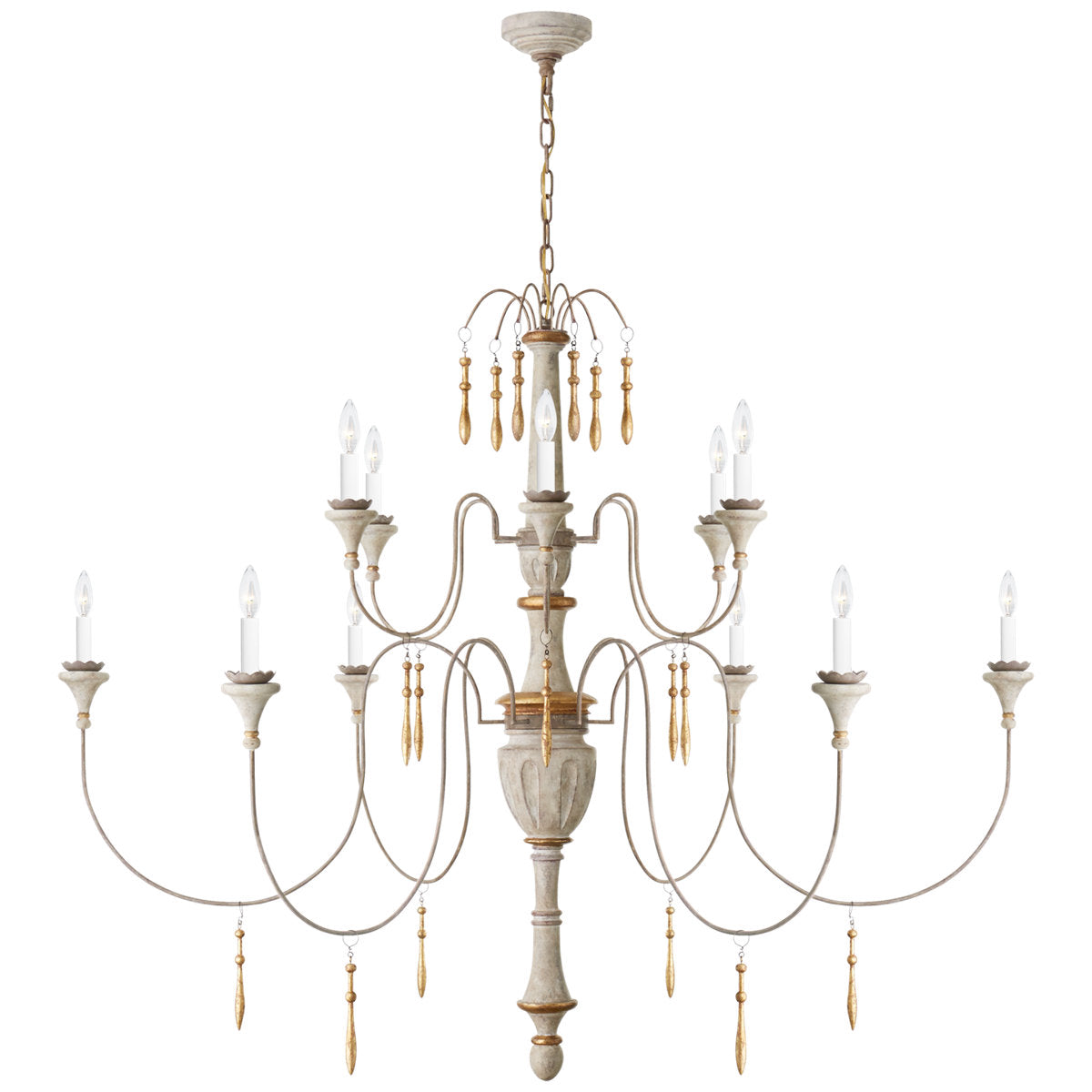 Julie Neill Fortuna Large Chandelier