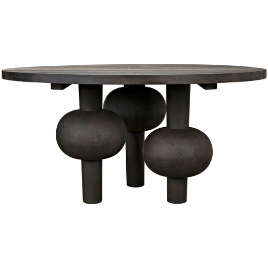 Julie Round Solid Wood Dining Table