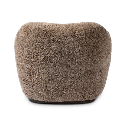 Julius Chaise-Taupe Shearling