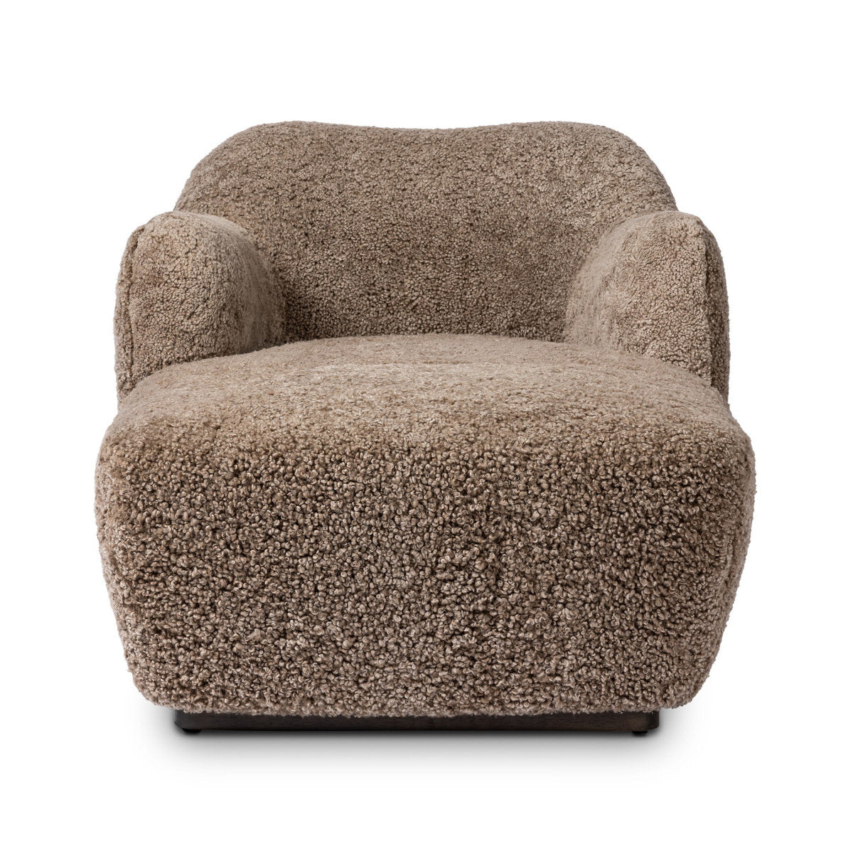 Julius Chaise-Taupe Shearling