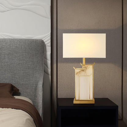 July Alabaster Table Lamp