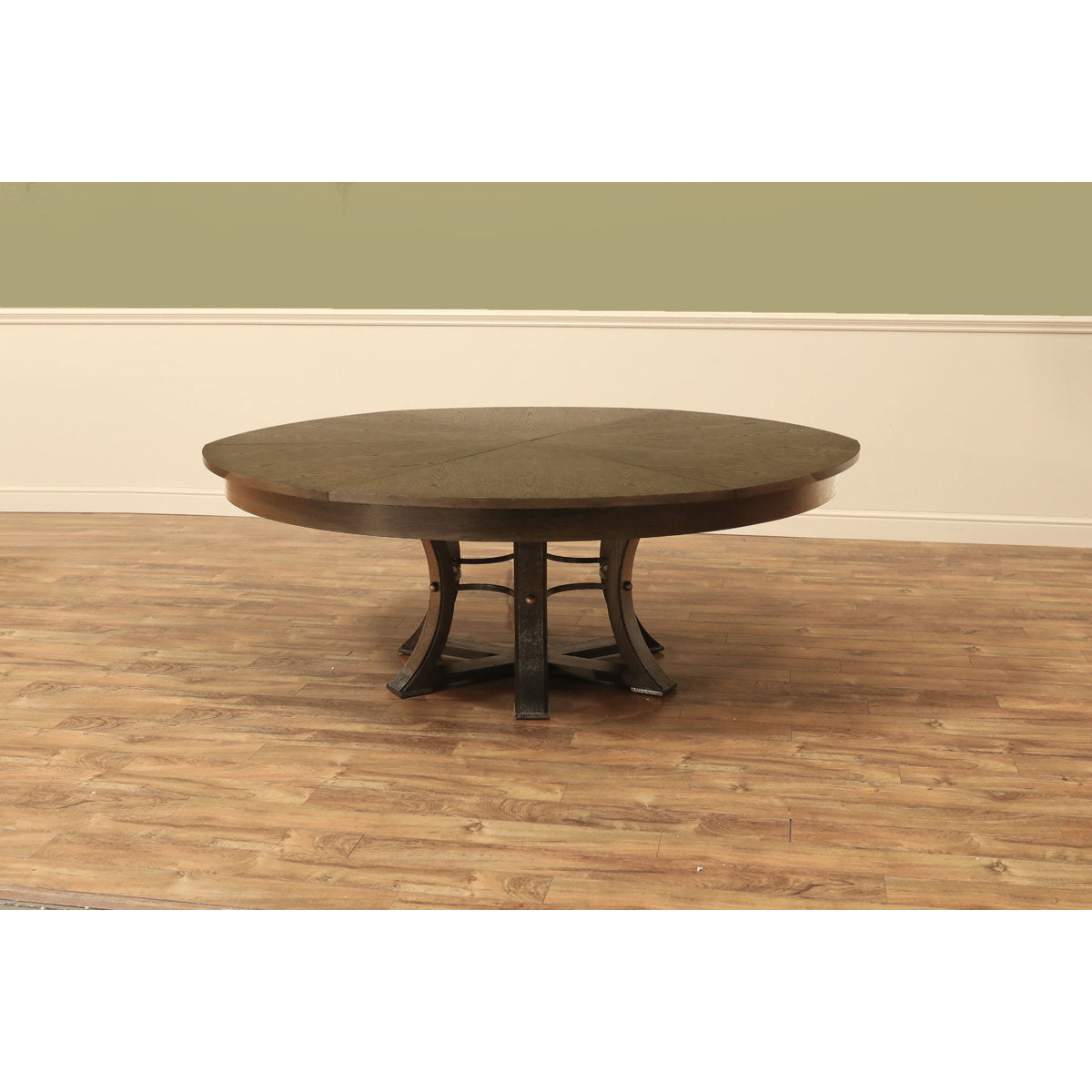 Jupe Mink Extendable Solid Wood Dining Table