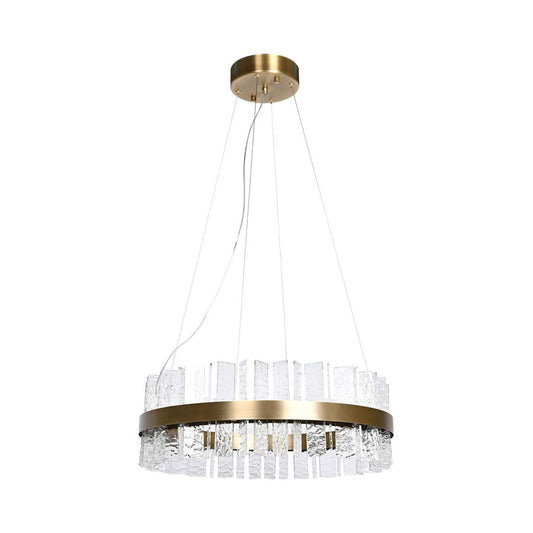 Jupiter 44 - Light Shaded Wagon Wheel LED Chandelier