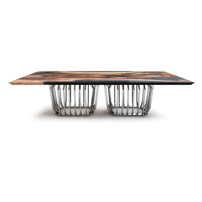 Kastalia Walnut Wood Dining Table