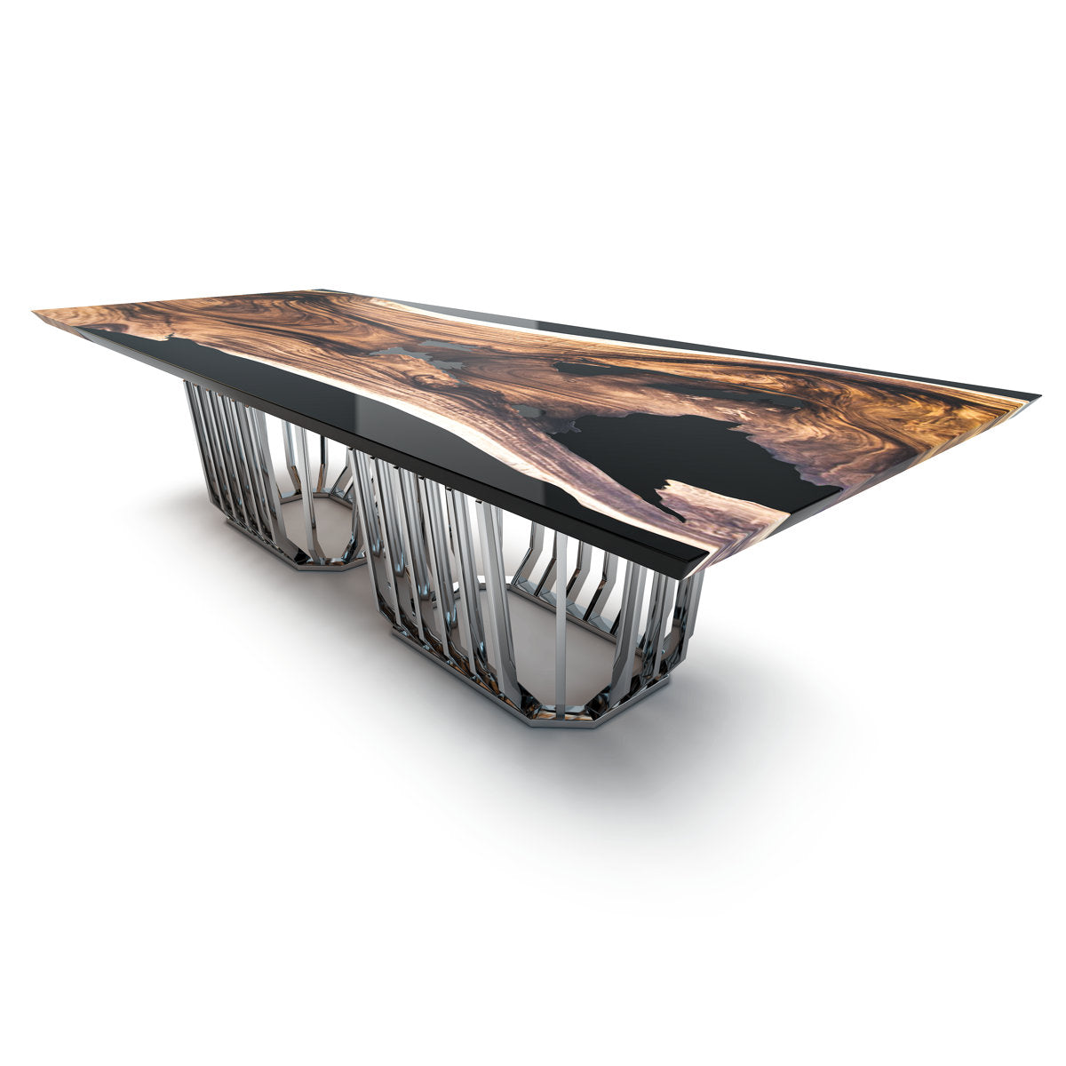 Kastalia Walnut Wood Dining Table