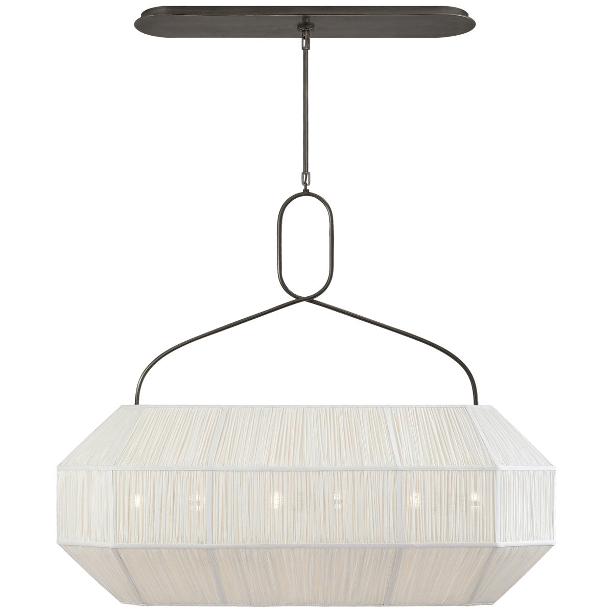 Kelly Wearstler Forza Medium Gathered Linear Lantern