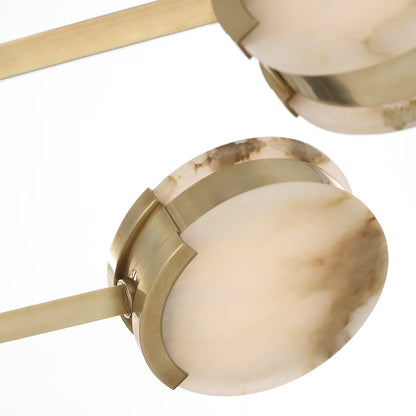 Kelly Wearstler Melange 48" Multi-Positional Chandelier with Alabaster