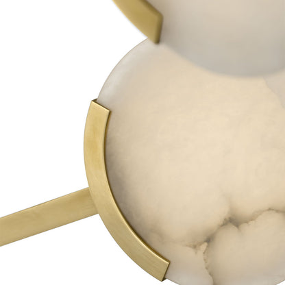 Kelly Wearstler Melange 72" Multi-Positional Chandelier with Alabaster